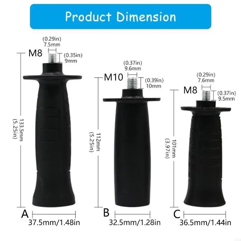 Y3NB Ergonomic Angles Grinder Grip Using Ressist to Cutting Gringing Polissing Job