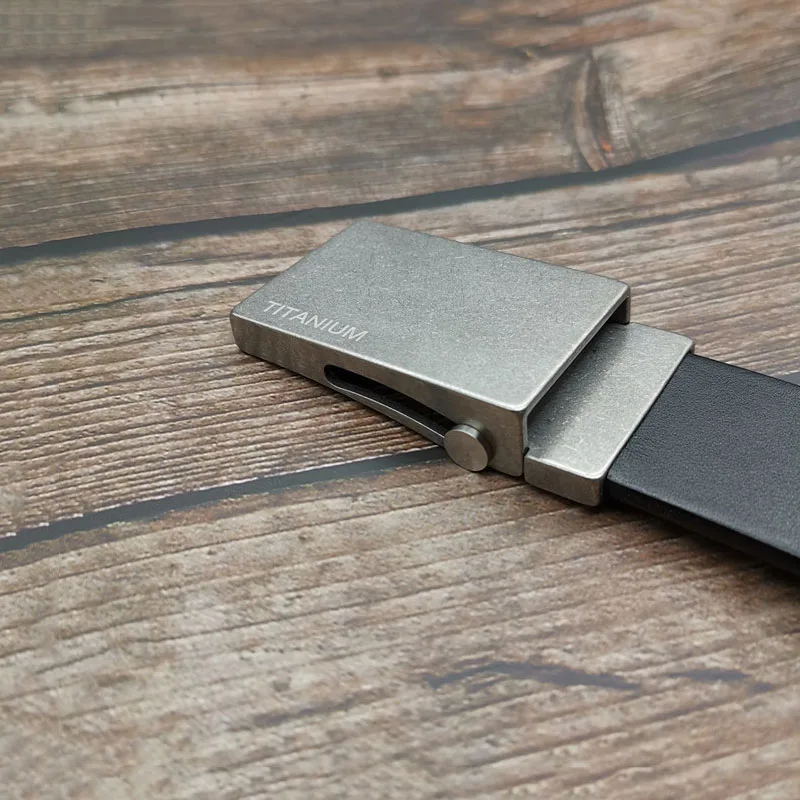 Titanium Slide cinto fivela parafusos, fácil de mudar e liberação da fivela, 3.5 e 3.8 cm
