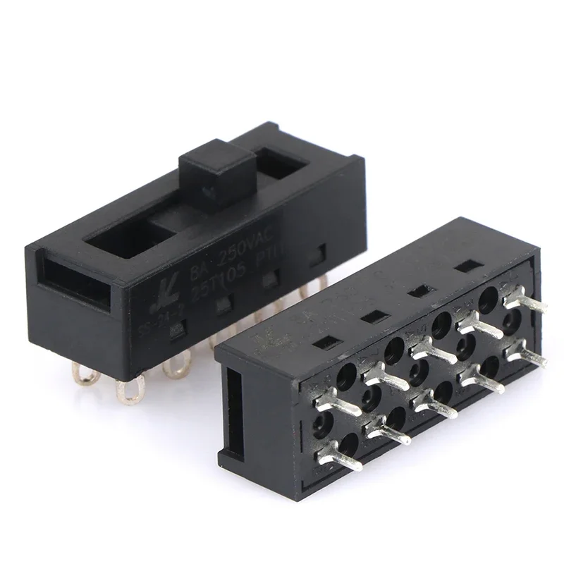 1pc 8A 250vac Connector 4 Positions 10 Pins Hot And Cold Air Cylinder Toggle Switch Hair Dryer Salon Accessories For