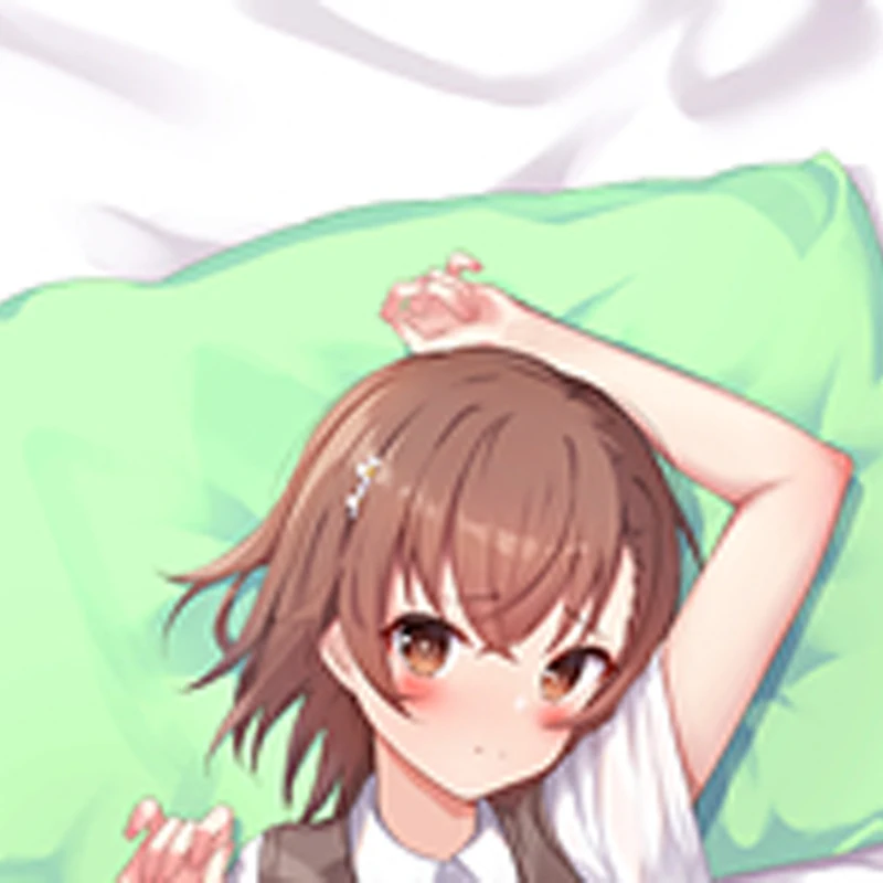 

New Pattern Anime Mikoto Misaka Dakimakura Hugging Body Pillow Cover Case double-sided printing‌