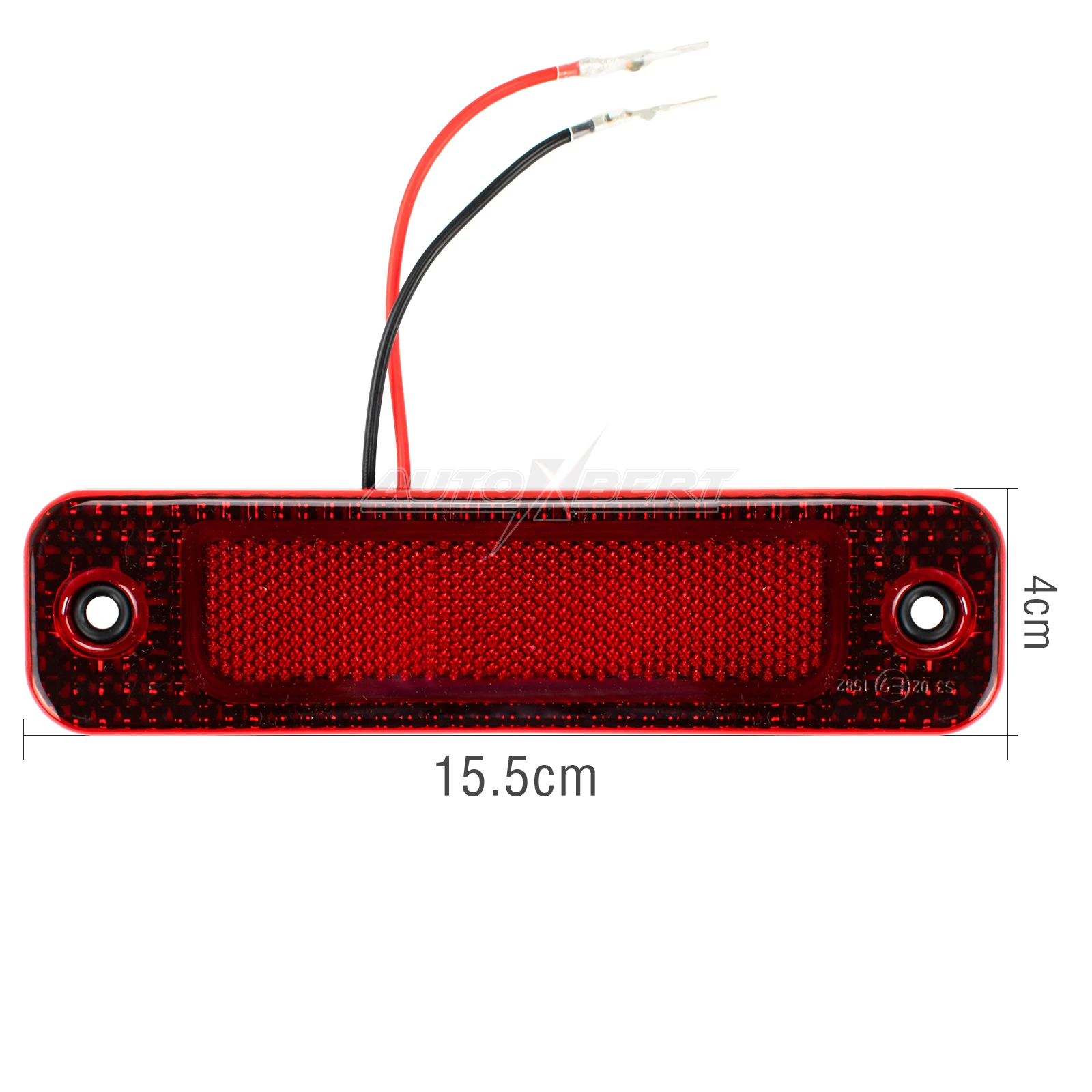 High Level Brake Light LED High Mount Bright Durable 3rd Brake Light Tail Lamp 5128002 Replacement Parts For Transit MK7 06‑14