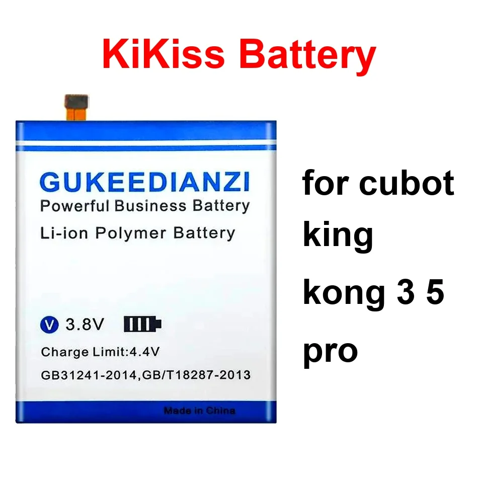 

Mobile Phone Battery Stable Kingkong 5200-8800Mah For Cubot King Kong 3 5 Pro
