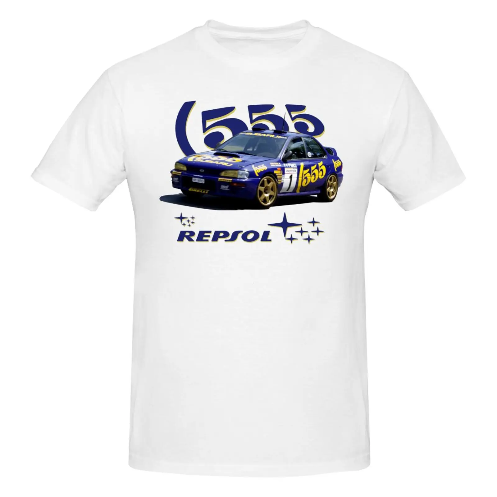 Wrc Rally Impreza WRX Sti GC8 555 T-Shirt Colin McRae