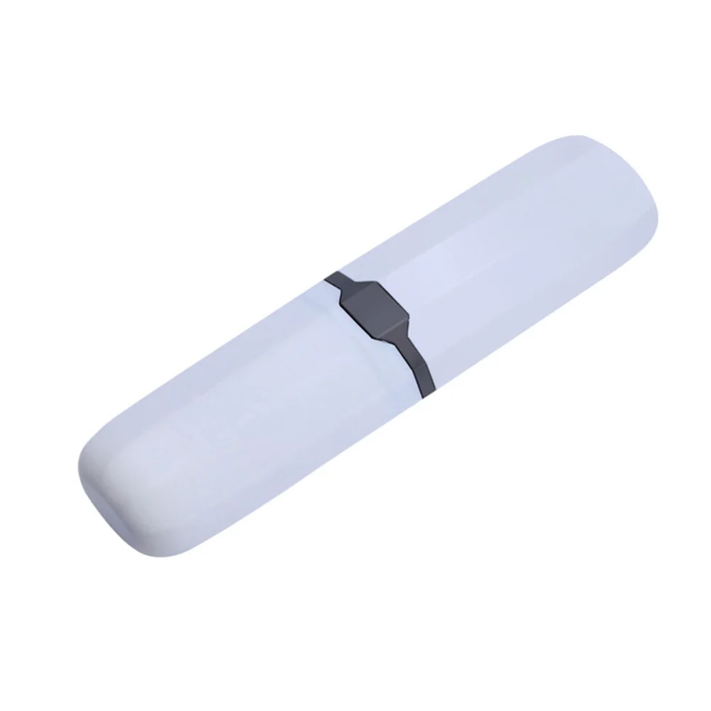 1 قطعة علبة فرشاة الأسنان صندوق تخزين محمول حامل سفر بلاستيكي ممتاز لرحلات العمل الاستخدام اليومي حاوية أنبوبية خفيفة الوزن