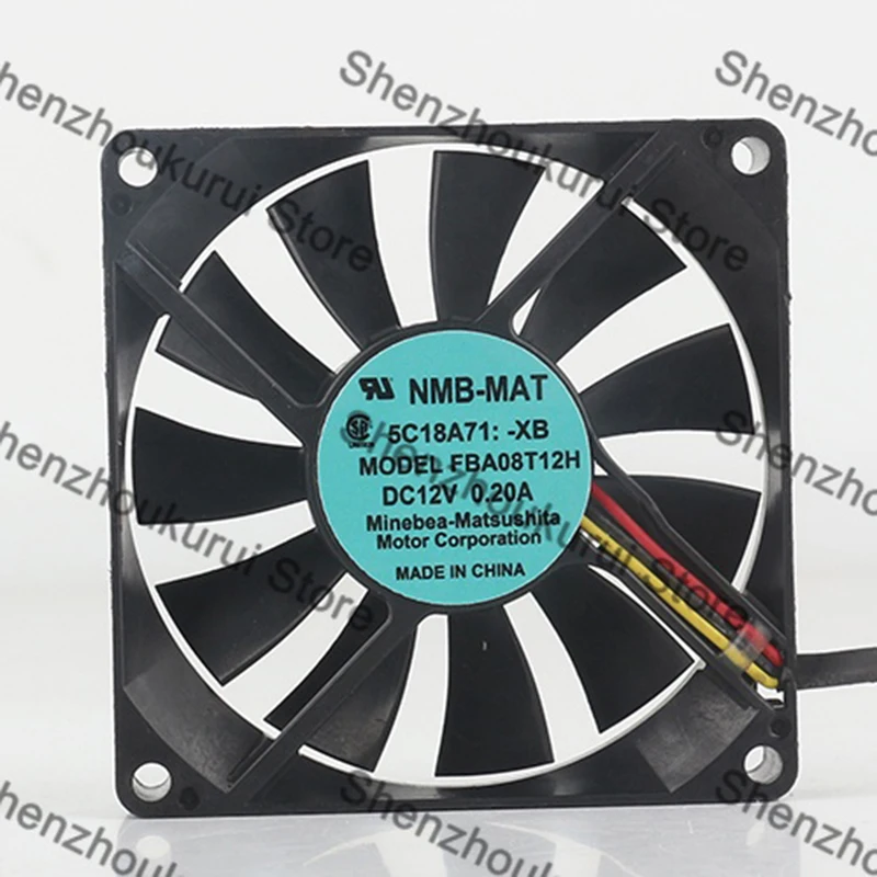 

New original NMB FBA08T12H 12V 0.26A 8cm 80X80X15MM 8015 Three-wire Silent Computer Case Power Supply with Cooling Fan