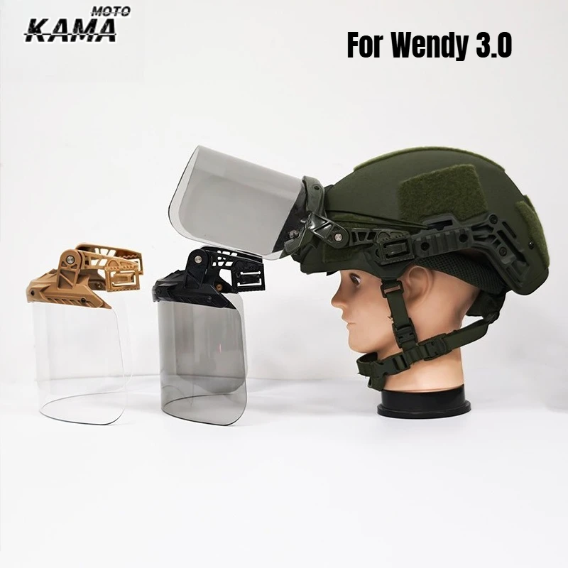 

Тактический шлем для очков Wendy 3.0 OP с защитой от запотевания, для систем Wendy Guide Rail, многоугольные защитные очки для активного отдыха