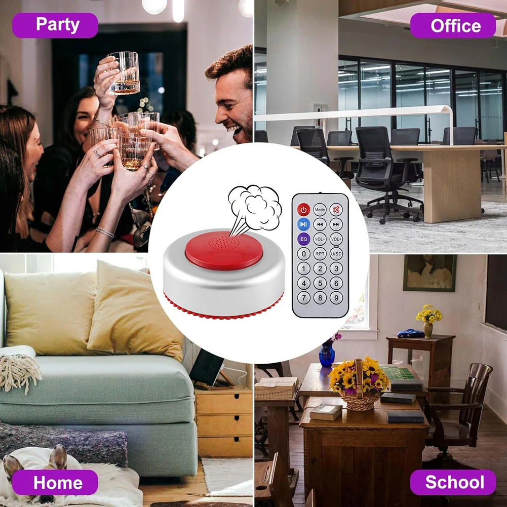 Remote Controlled Fart Machine Noise Maker with 50 Different Realistic Sounds Prank Toy Prank Game Prop for Games Office Humor - view 2