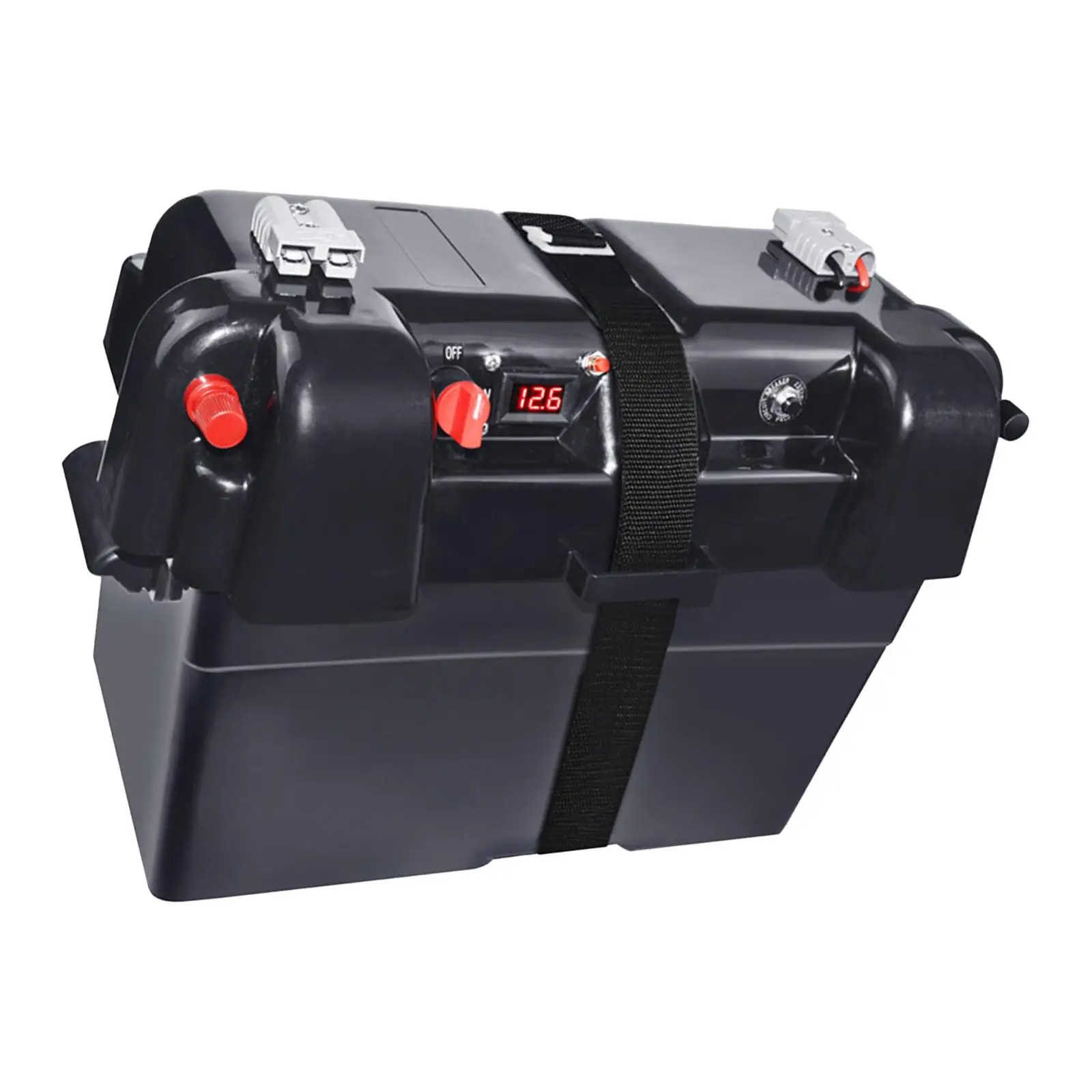 

Battery Box with Strap Batteries Carrier for Camper Suvs Trolling Motor