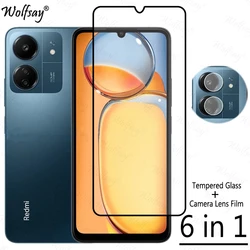 Volle Abdeckung Gehärtetem Glas Für Xiaomi Redmi 13C Screen Protector Für Redmi 13C 13C Kamera Glas Für Redmi 13C Glas 6,74 zoll