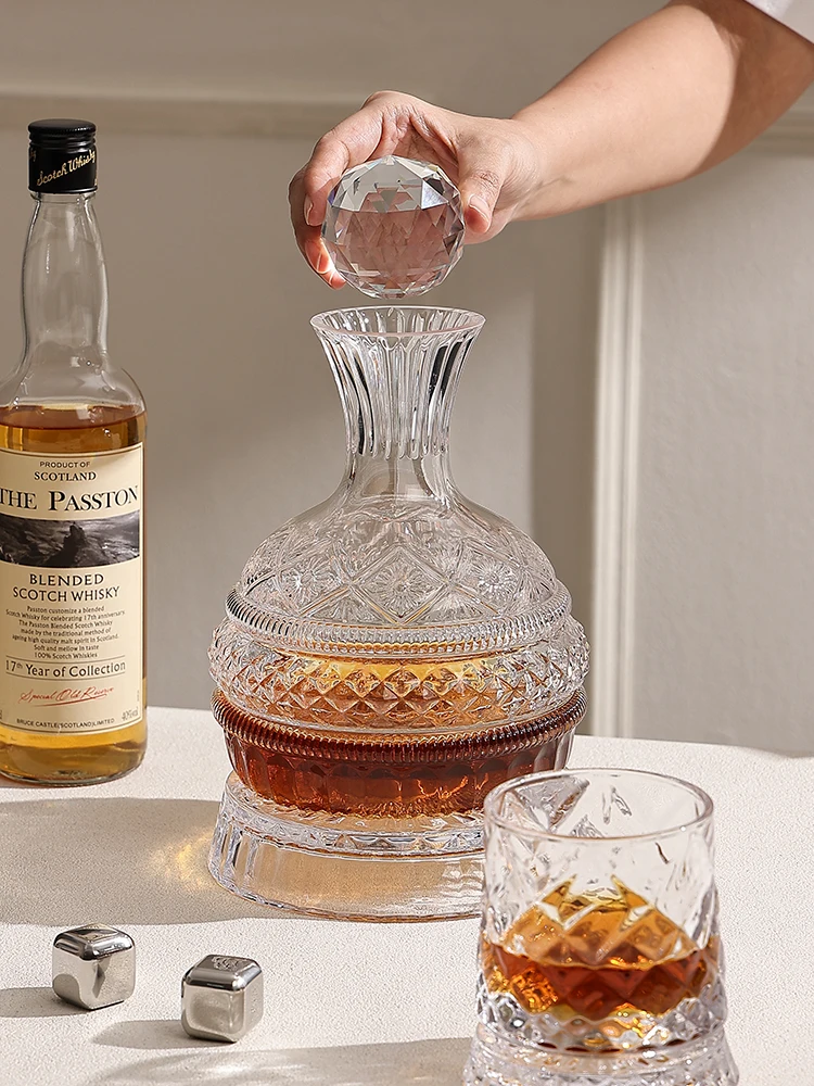 مجموعة إناء النبيذ الكريستالية - مراجعة Decanter Aerator Set وسعره
