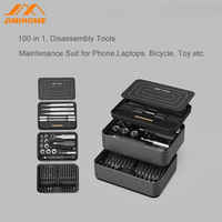 JIMI FM1 FM2 FM3 Professional Screwdriver Box Household Ratcheting Repair Tool Set Precision Magnetic Screwdriver Bits Set