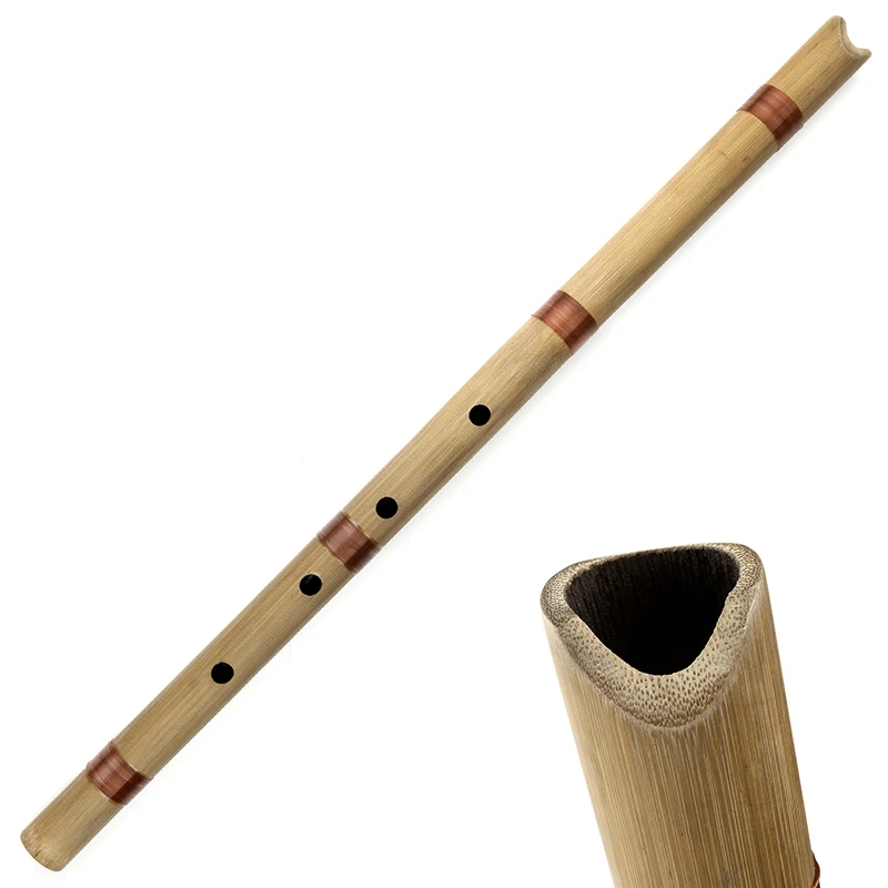 Shakuhachi 5 Holes Bamboo Flute With Bag D Key Shakuhachi Woodwind Instrument For Beginer  Musical Instruments Not Xiao