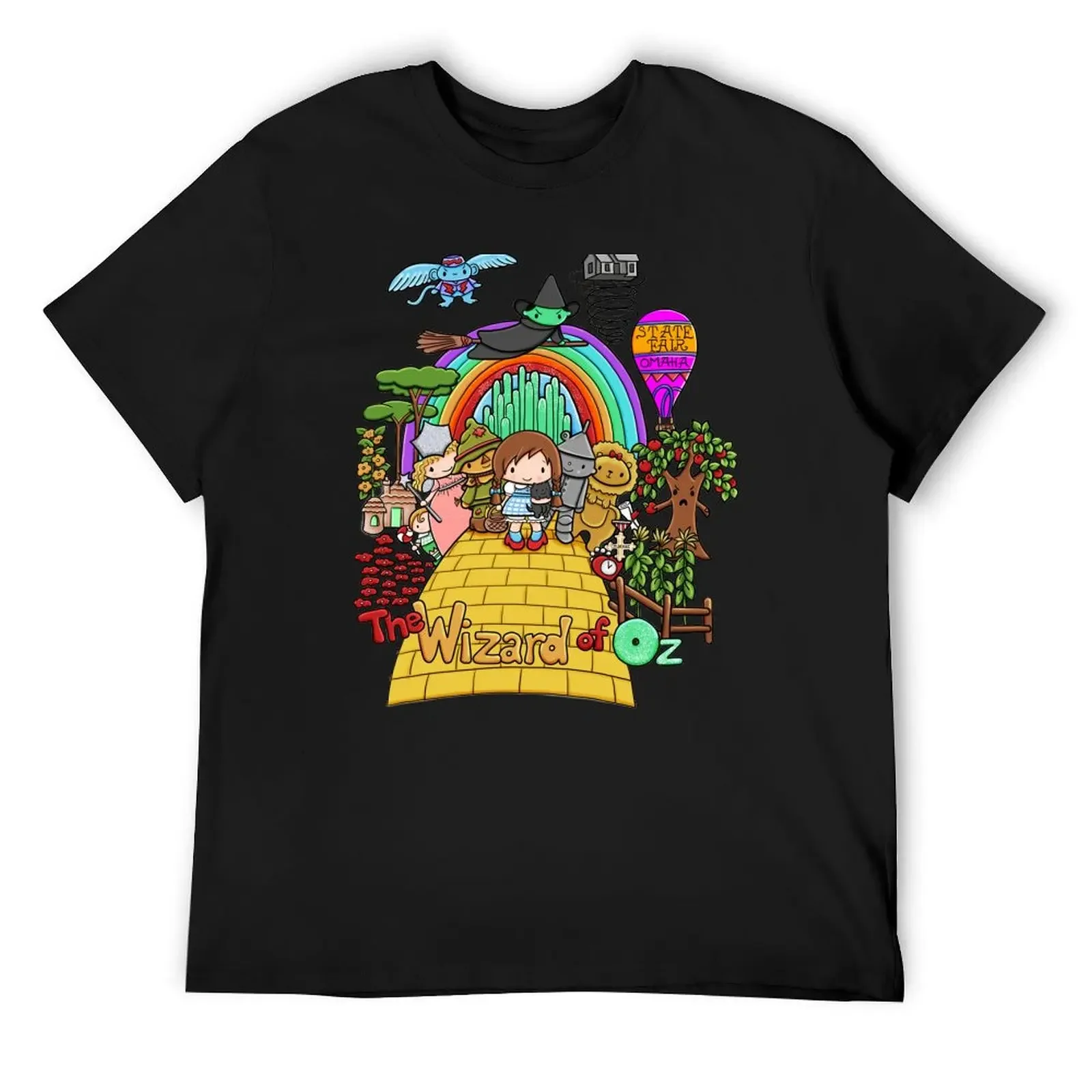

The Wizard of Oz T-Shirt Aesthetic clothing summer 2025 Louboutins blue archive mens designer clothes