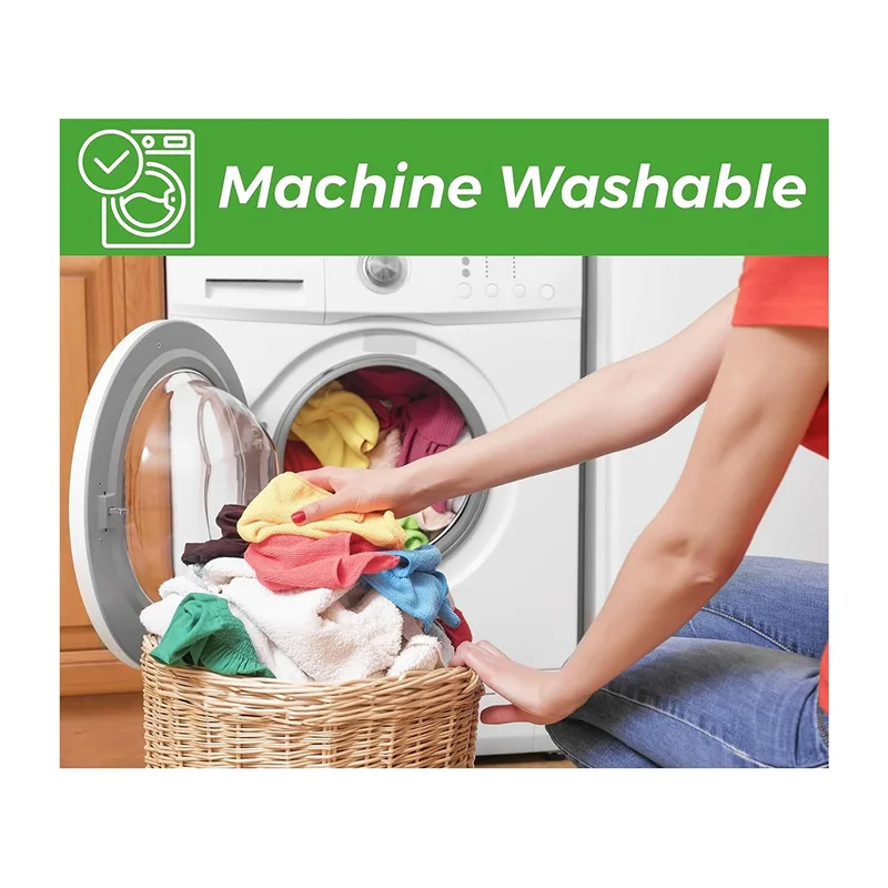 M11K-Suitable For Swiffer Flat Mop Cloth Absorbent Sponge Replacement Cloth Cover Household Dry And Wet Rotary Mop 8Pack