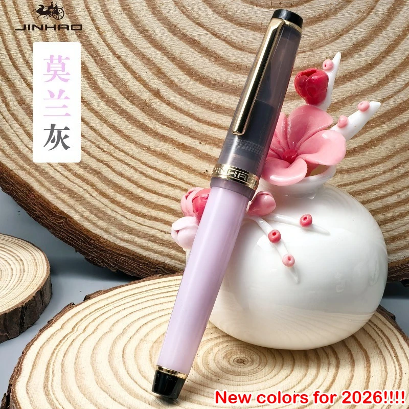 

Ручка-фонтан JINHAO 82 Limited Edition Colors, цвета макарон, золотой клипс, EF/F/M, для каллиграфии, канцелярские товары, офисные и школьные принадлежности