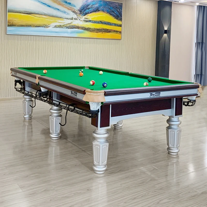 Billiard table standard domestic indoor billiard table standard adult commercial ball room Chinese black eight table