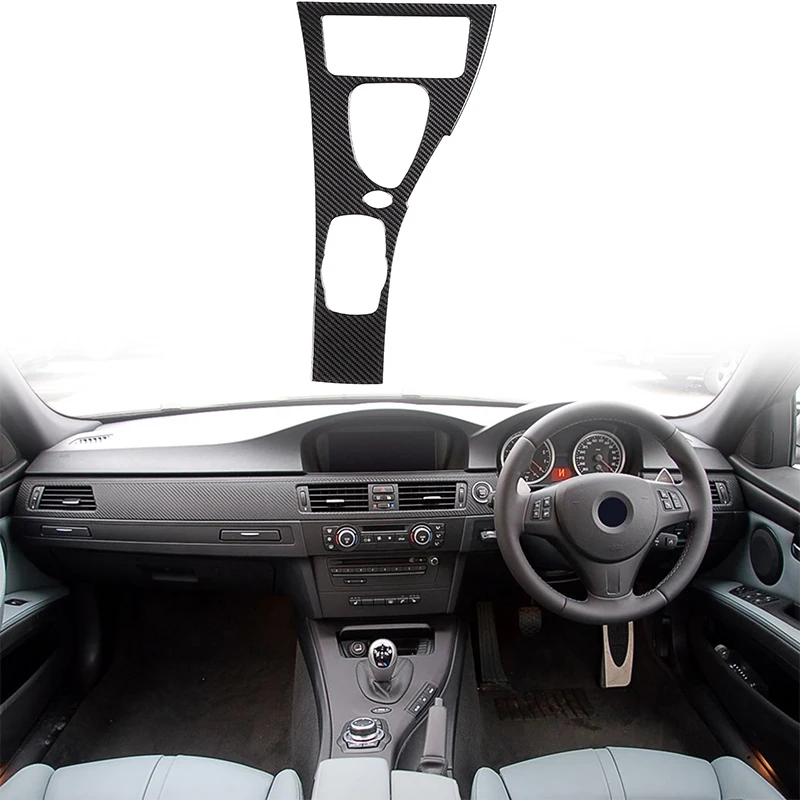 

Gear Shift Frame Cover Trim Sticker Center Console Panel Decor Soft Car Interior Accessories For BMW M3 E90 E92 E92 2007-2013