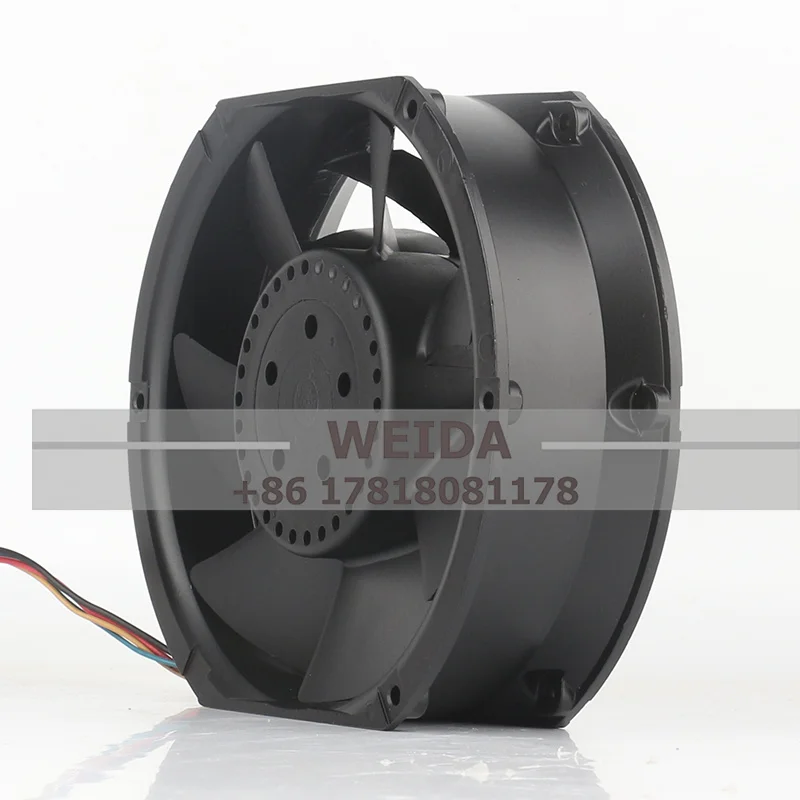 Delta Metal Axial Ventilador De Refrigeração, Impulsionador Do Carro, Inversor Industrial, 17cm, 48V, DC, 3.60A, 527.5CFM, 172x150x51mm, THB1548AG