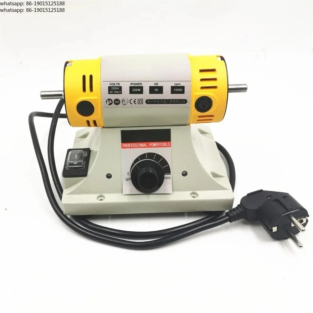 

Полировальная машина 110В/220В 350Вт для DIY-проектов, обработки дерева, нефрита, ювелирных изделий, настольный токарный станок, шлифовальный станок с гибким валом 0.4-6.5мм