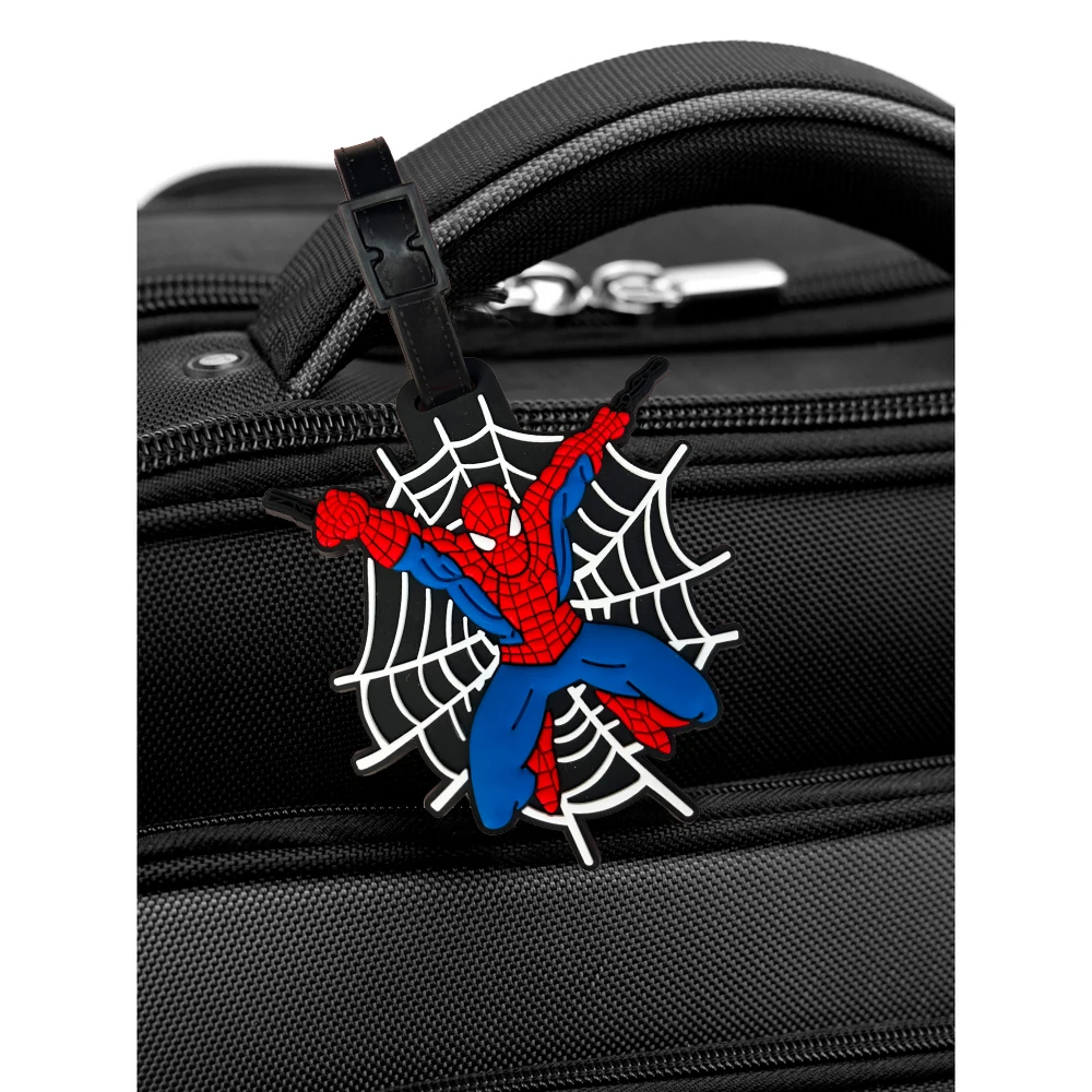 Disney Cartoon Superhero Luggage Tags Man Design ID Tag Luggage Label Address Holder Identifier Label Travel Accessories