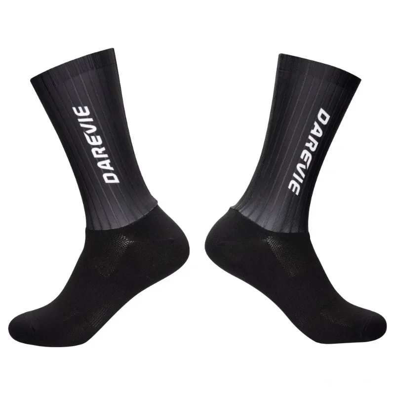 Aero Darevie Socks High Speed Cycling Sock Pro Sports for Men Anti-slip Breathable Athletic Moisture Control