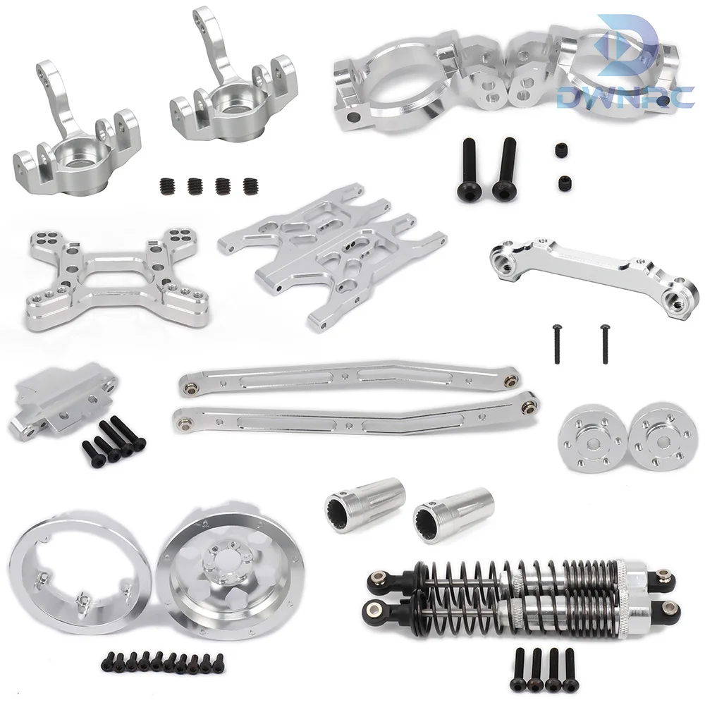 

DWNRC Full Aluminium Upgrade Parts for AXIAL YETI ROCK RACER90026 4WD RTR RC Crawler 1/10 Climbing Off-Road R/C Car