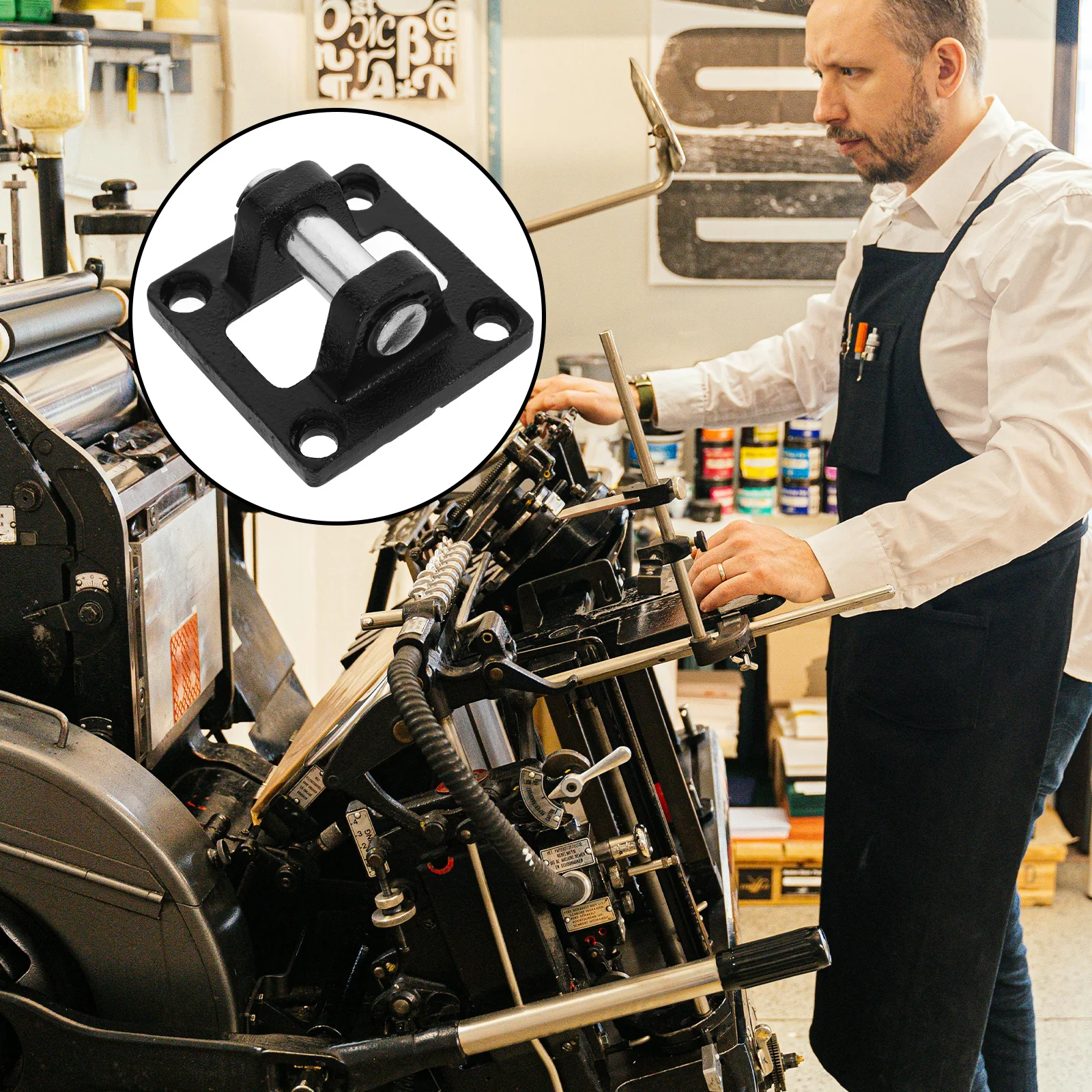 

Air Cylinder Base Pneumatic Accessory Standard Double Ear Mounting Bracket Industrial Automation Cylinder Support Clamp