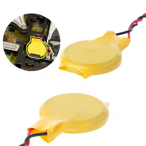 1-10pcs CR2032 Battery Wires 2Pin Notebook BIOS CMOS battery-laptop battery motherboard battery with wire 3V With adhesiv 230MAH