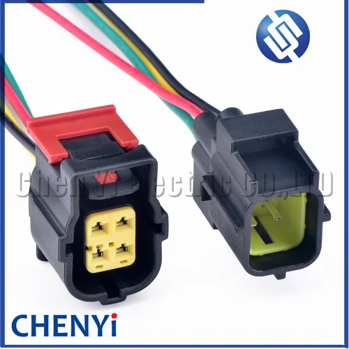 Conector impermeable automático de 4 pines, enchufe de arnés de cables con Sensor de oxígeno O2 184248 -1 184246 -1 Para Chrysler Dodge Jeep Wrangler Cherokee