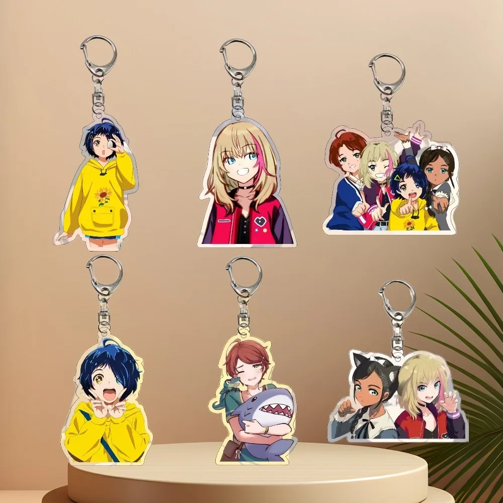 

Diy Wonder Egg Priority Ai Ohto Creative Acrylic Keychain Cute Cartoons Anime Peripheral Backpack Pendant Accessories Gifts