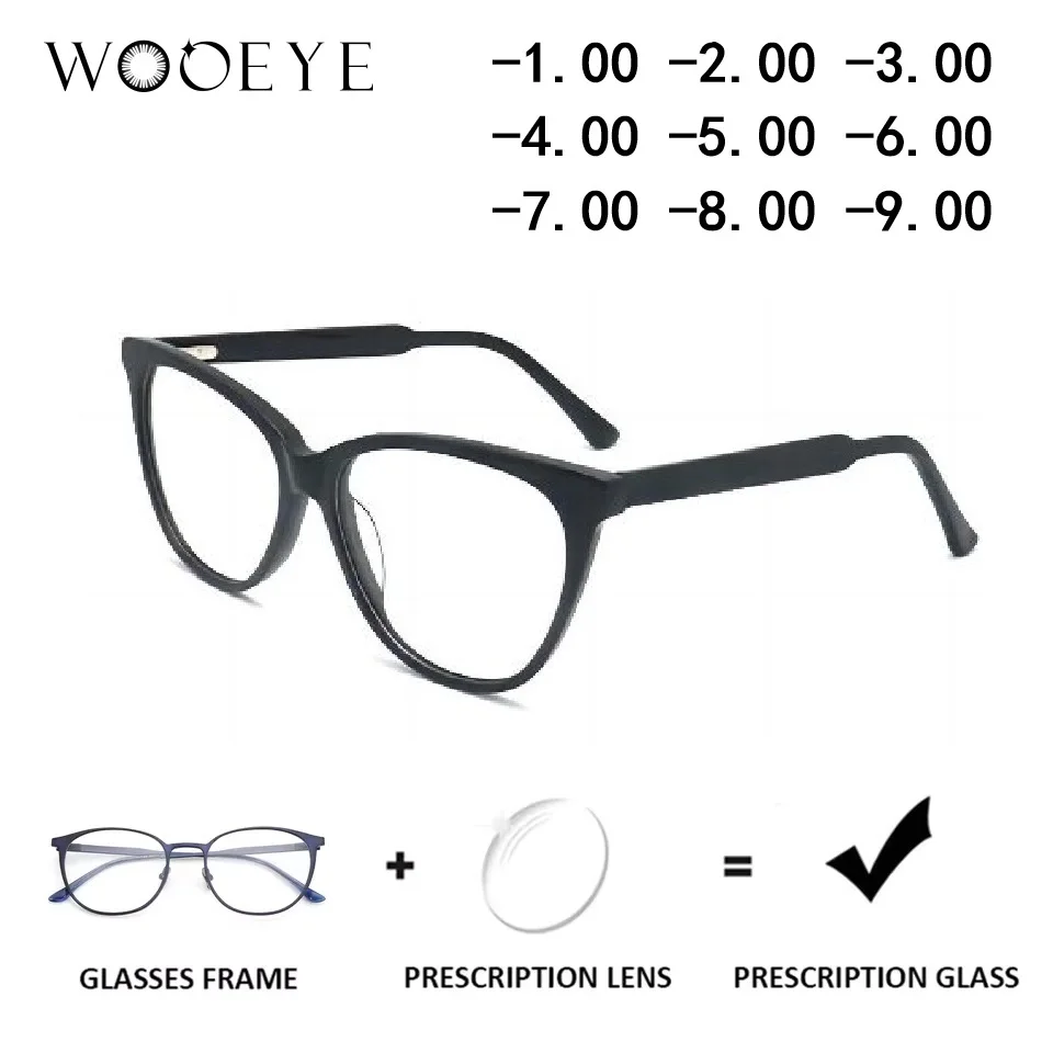 

Photochromic Glasses Fashion Acetate Prescription Glasses Rectangle Optical Lenses With Recipe Myopia Eyeglasses Multifocal