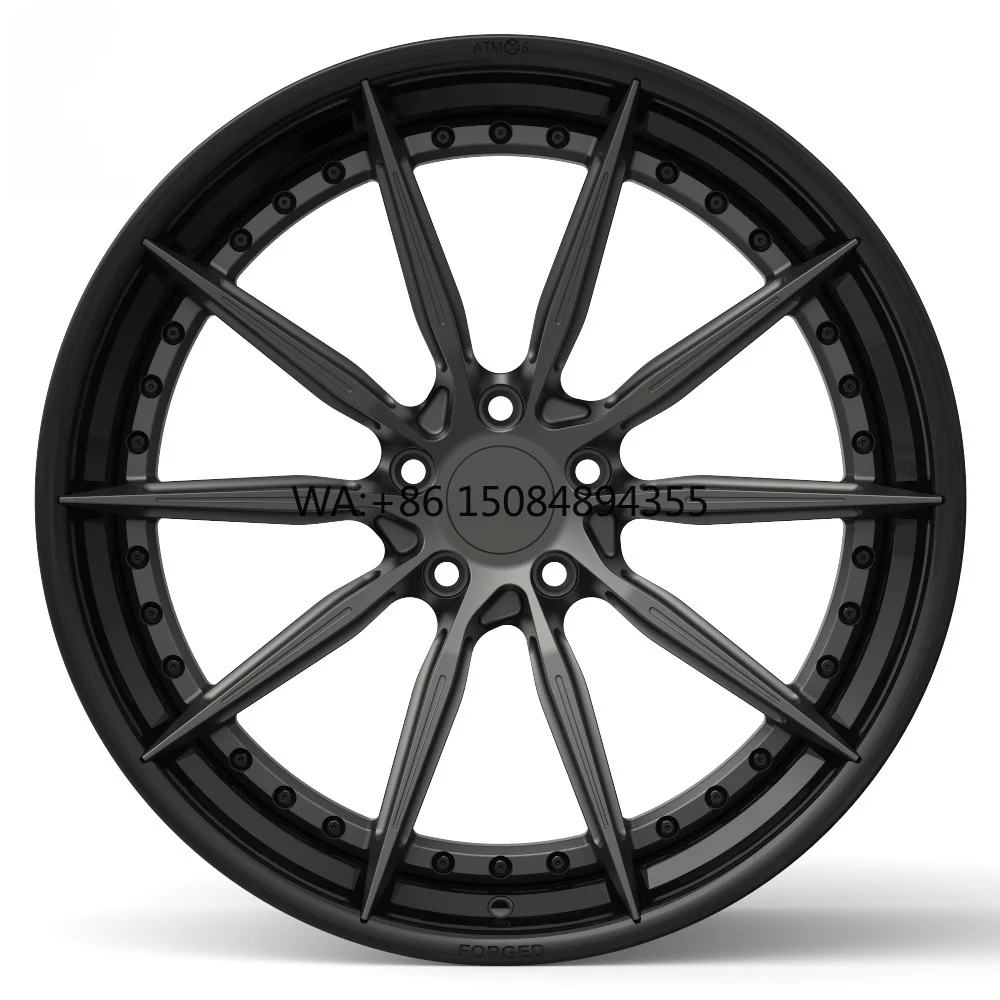 

18-24 Inch 2-Piece Carbon Fiber Forged Wheels Lightweight High Performance Racing Sport Car Rims