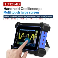 Hantek TO1252D 2-CH TO1254D 4-CHTouch Screen Digital Oscilloscope  250MHz 1GSa/s + 25MHz signal generator + Multimeter