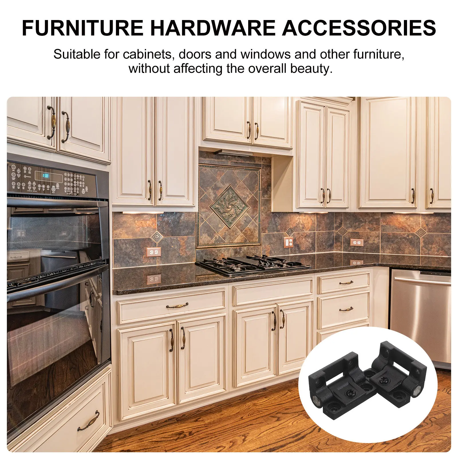 1 pair Door Hinge Cabinet Hinges Heavy Duty Halloween Christmas New Year Door Hinges Cabinet Closet Door Hinge Friction Hinge