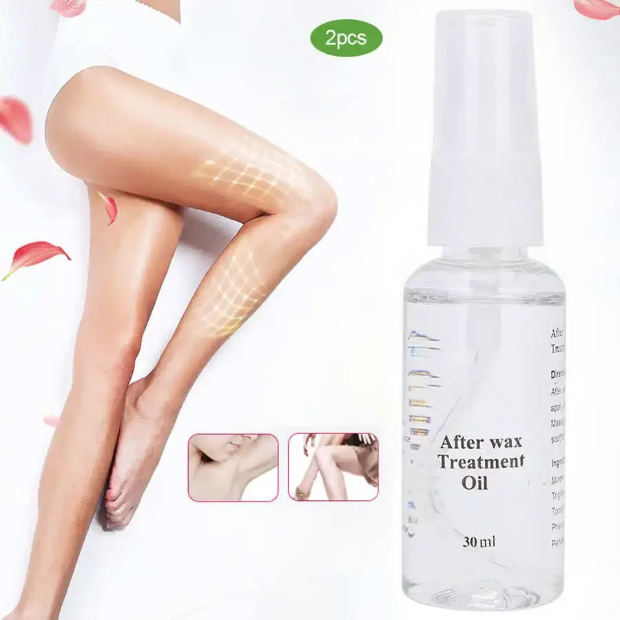 

2Pcs Hair Removal Care Oil After Depilation Treatment Oil Lotion Spray Skin Soothing Treatment Oil Skin Protect Supplies 30ml