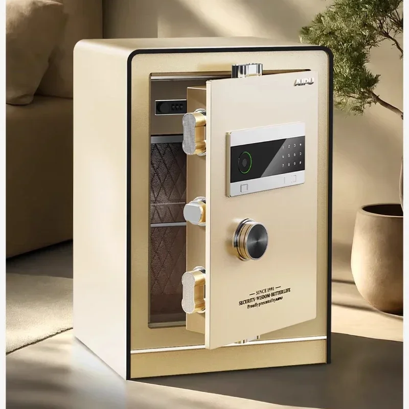 household small smart fingerprint password box large anti-theft Furniture Home Modern living room decoration Safe strongbox