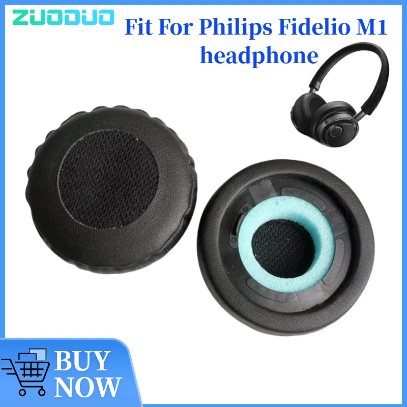 

ZUODUO Earphone pads For Philips Fidelio M1 Headset Earmuff Earphone Sleeve Protein skin memory sponge