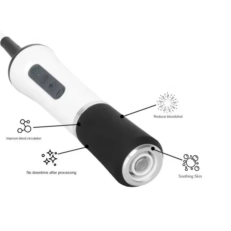 Co2 Bubble Facial Skin Tightening Bubble Oxygenation Facial Machine Pore Vacuum Blackhead Remover Pore Cleaning Device