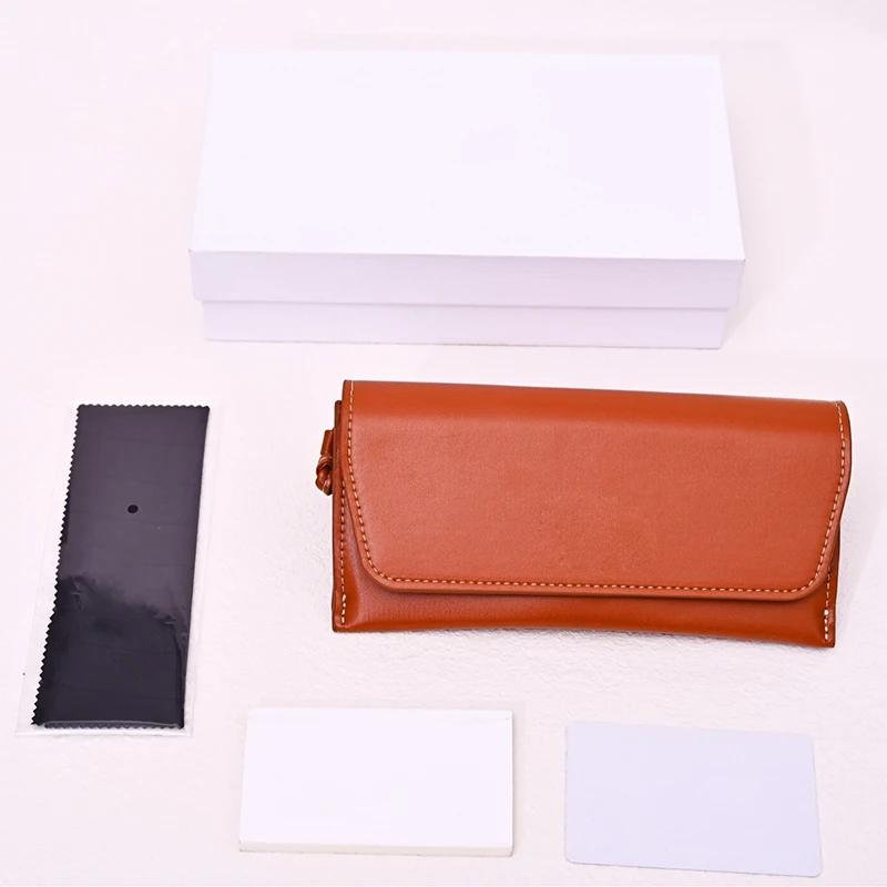 

Набор сумок для очков, женский чехол для солнцезащитных очков, аксессуары для очков, защитные коробки, органайзер для хранения, кожаный портативный чехол для очков с застежкой