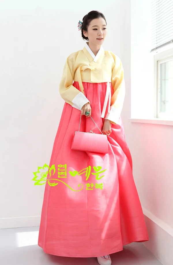 Ladies Hanbok Korean Original Imported Fabric Korean National Costume Bride Hanbok Welcome Dress