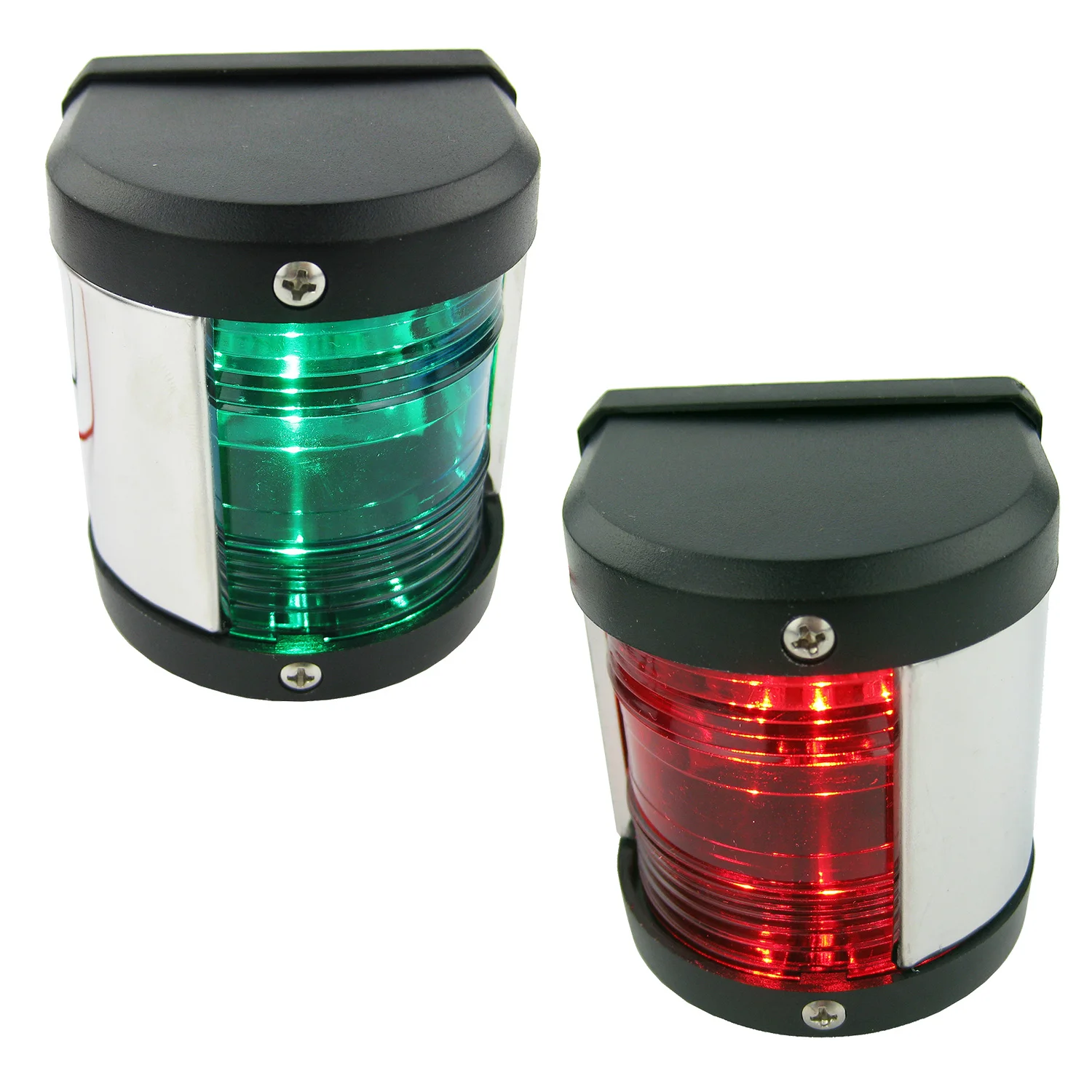 Marine Boat Green Starboard /Red Port Side LED Navigation Light Pair 12V 0.5W