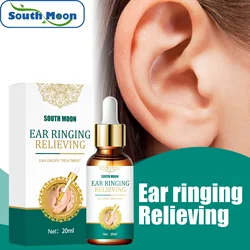 South Moon Ear Drops for Tinnitus Ear Ringing Relieving Deafness Ears Swelling Discharge Otitis Media Fluid Health Care 20ml