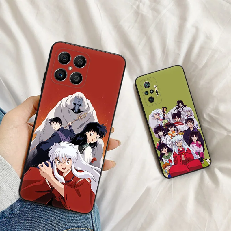 Soft Anti-Drop Phone Case For Honor X7b X6 70 90 X8 b X9A X9B Magic5 Pro Cartoon Inuyasha Sesshomaru Pixel 8A 7A 6A 6 7 8 Cover