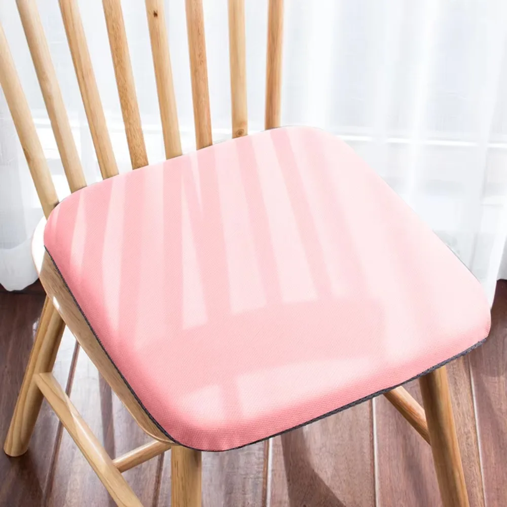 Non-slip Hemorrhoid Seat Cushion Rebound Solid Color Chair Pad for Long Sitting Universal Breathable Car Seat Cushion Sciatica