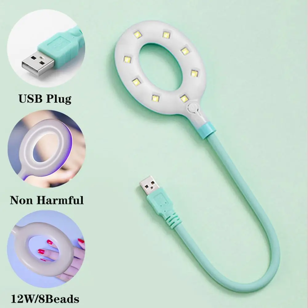 Đại Gel Ba Lan USB Cắm Làm Móng Máy Sấy Móng Tay Đèn LED ABS Hoạt Động Đơn Giản