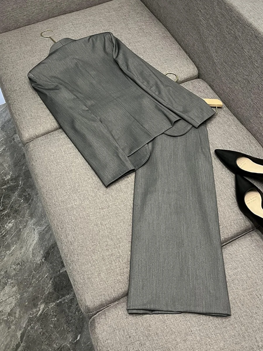 

Faionable Women's Suit Jaet Slimming Commute Set A-Line Skirt Two-Piece Set Ele Workwear Chinese Manufacturer