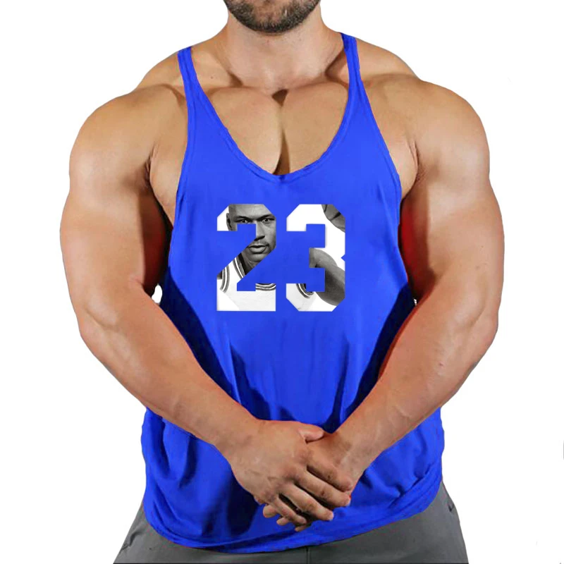 Stringer Gym Top Men Men\'s Singlets Top for Fitness Vests Gym Shirt Man Sleeveless Sweatshirt T-shirts Suspenders Man Clothing