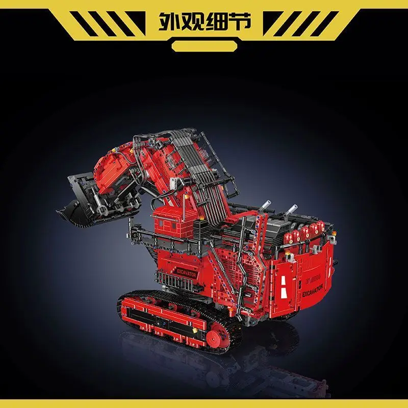 Mold King Technische APP RC Mijnbouw-graver R9800 Bouwsteen 17070 17071 Zware Graafmachine Auto Speelgoed Cadeau voor Kind Volwassen
