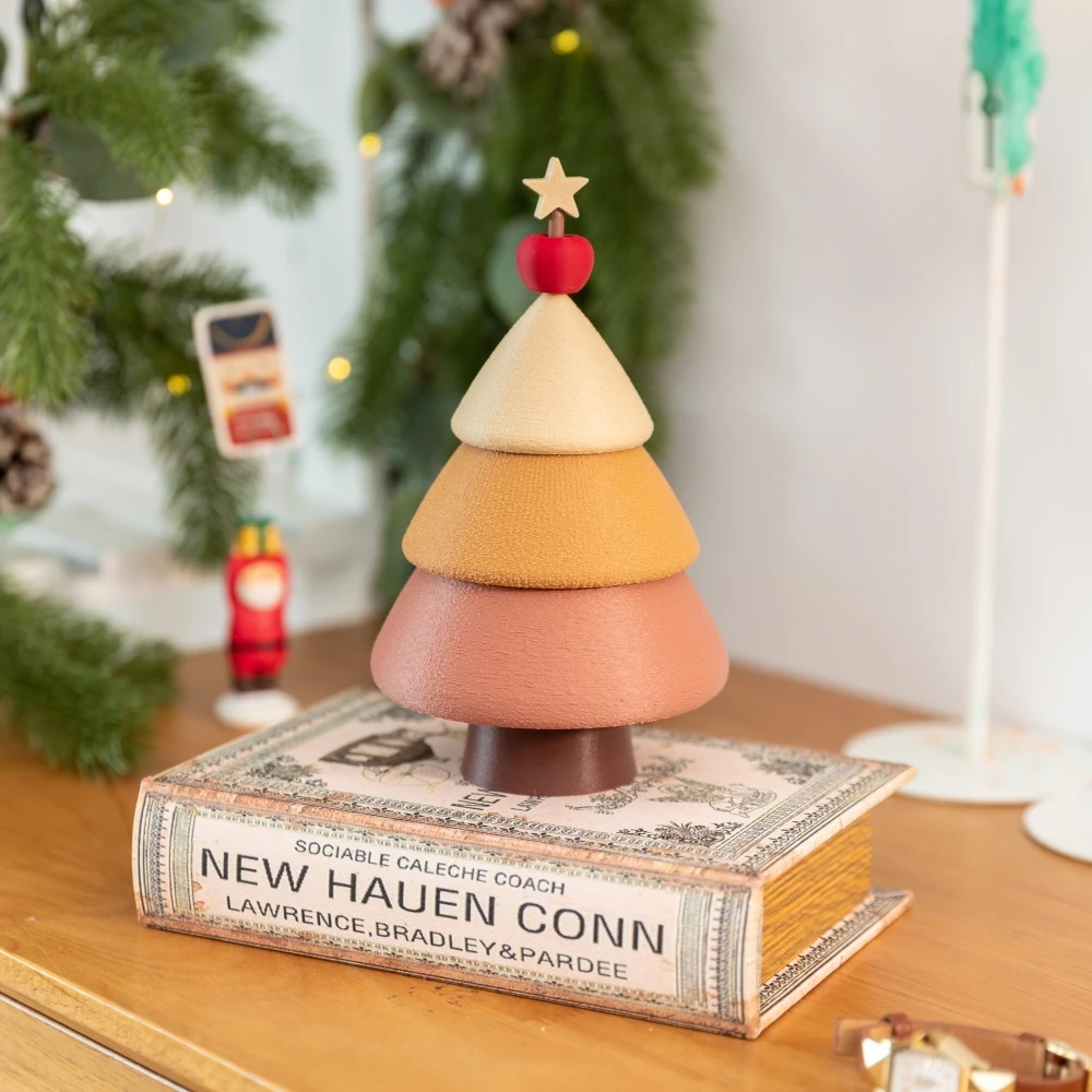 Christmas Tree Jewelry Box Trinket Storage Box Holiday Home Room Bathroom Desk Ornaments Jewelry Case Birthday Gifts for Women