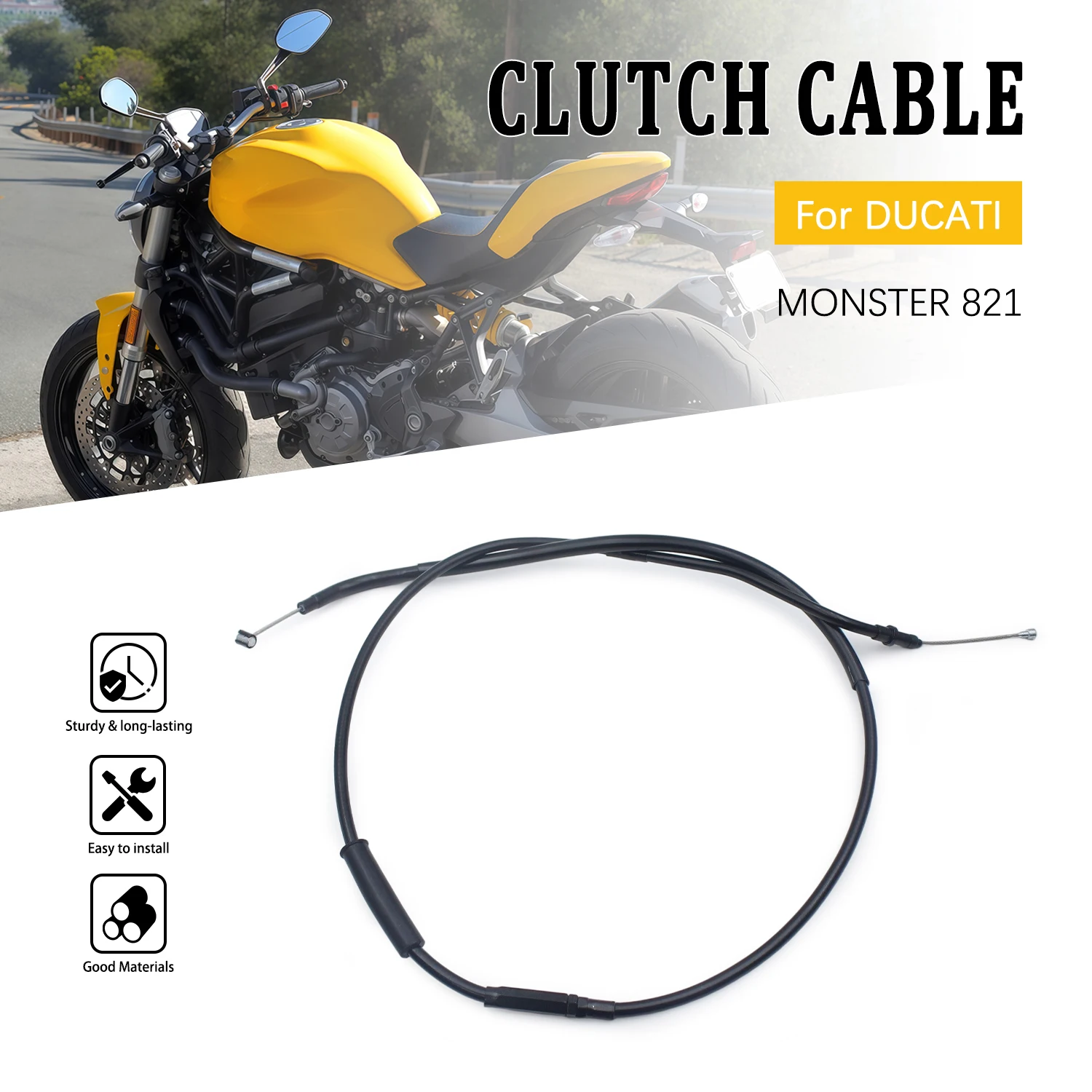 Clutch Cable Wire Line Motorcycle Part For DUCATI MONSTER 821 2018 2019 2020 2021 73210711C